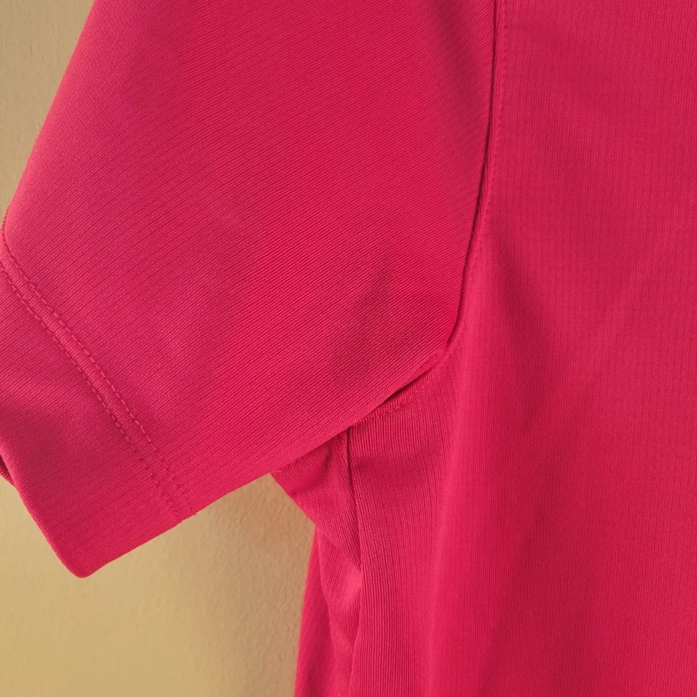 Nike Dri-FIT Victory Womens Pink Short Sleeve Golf Polo Shirt Size M